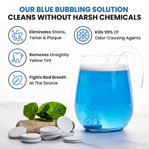 120 Retainer And Denture Cleaning Tablets (4 Months Supply) - Cleaner Removes Plaque, Stains From Dentures, Retainers, Night Guards, Mouth Guard, Aligners And Removable Dental Appliances #TOP4