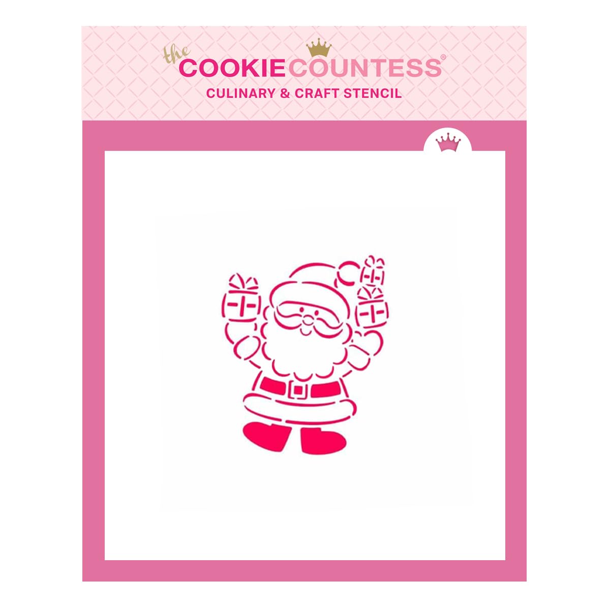 The Cookie Countess Santa Gift Delivery PYO Stencil