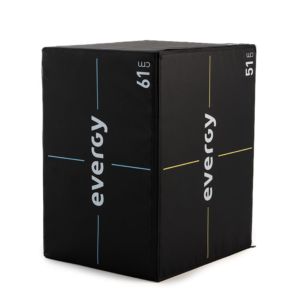 Pliometrica Foam 3 en 1 evergy. Cajon Pliometrico. Steps Fitness Cajón de salto Crossfit. Steppers Crossfit. Cajon de salto. Plyo Box, Jump Box Cross Training. Cajon Crossfit