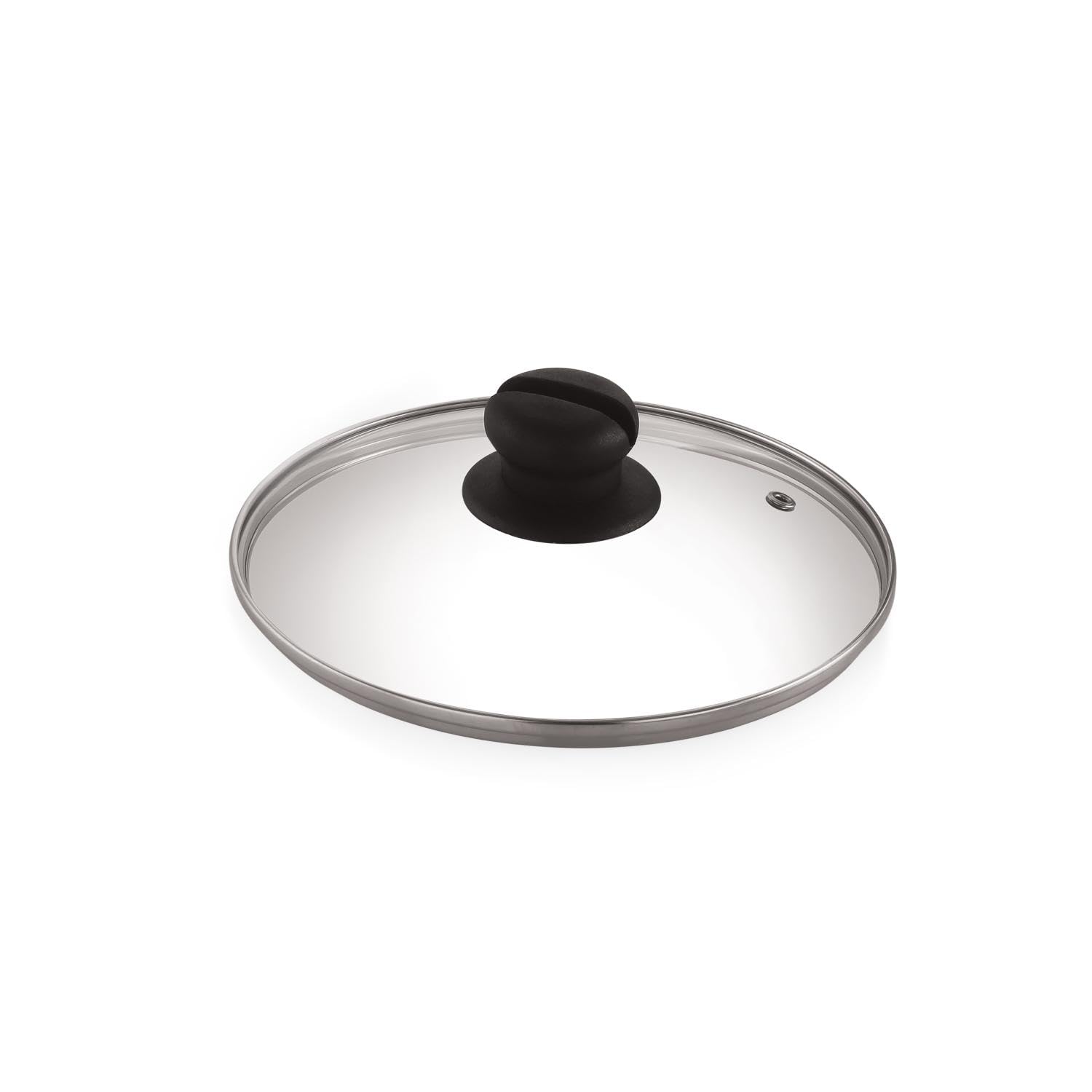 HAZEL Glass Cookware Lid With Knob and Built In Steam Vents, 22.8 cm