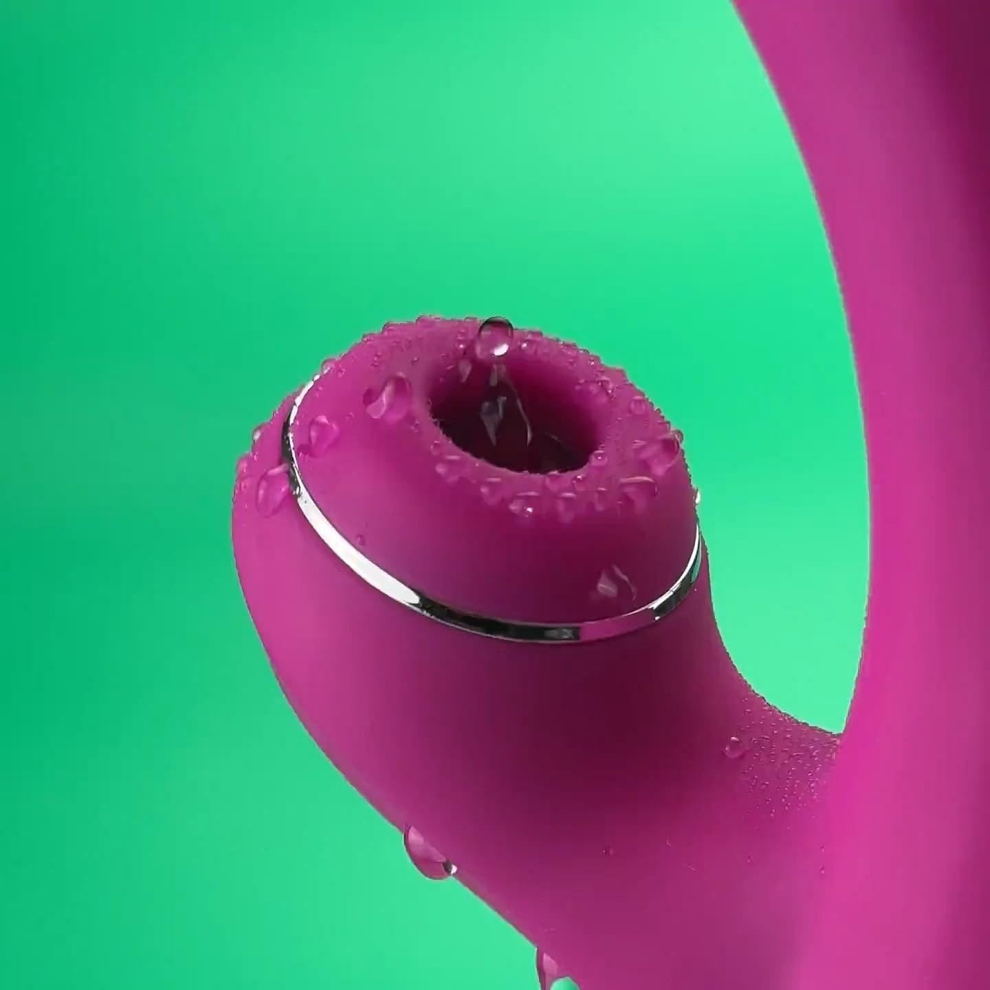 EdenFantasys Tri-X Sucker 3-in-1 Vibrator Designed for Women, Providing Stimulation to The G-Spot, Clitoris, and Anal Areas, Featuring 7 Vibration Modes; an Adult Toy for Female Pleasure and Intimate