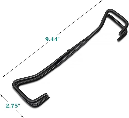 Miniatura 8 de Levantador de tapa de horno holandés de hierro fundido de 16.7 pulgadas con mango de fianza en espiral para levantar y transportar la tapa del horno