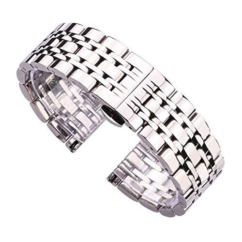 Bracelet montre sport homme acier inoxydable résistant maillons ajustables universel
