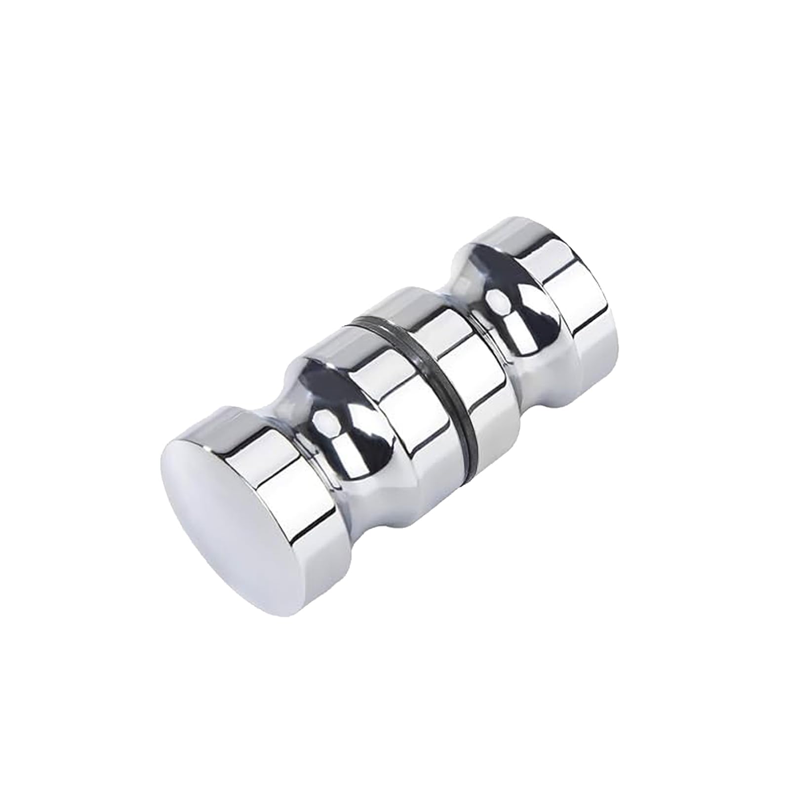 Nes Home Round Chrome Aluminium Shower Door Knob Handle