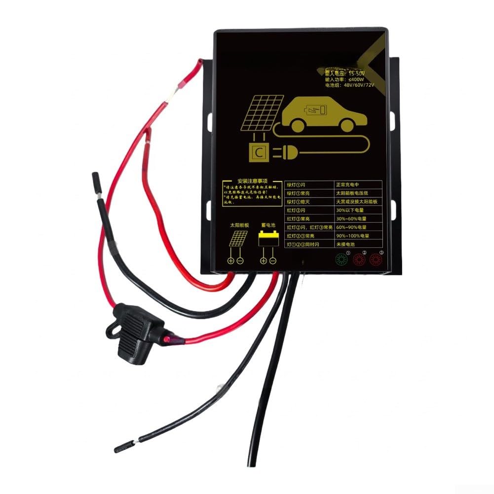 MPPT Régulateur de charge solaire 400 W 12 V 24 V en aluminium MPPT 800 W