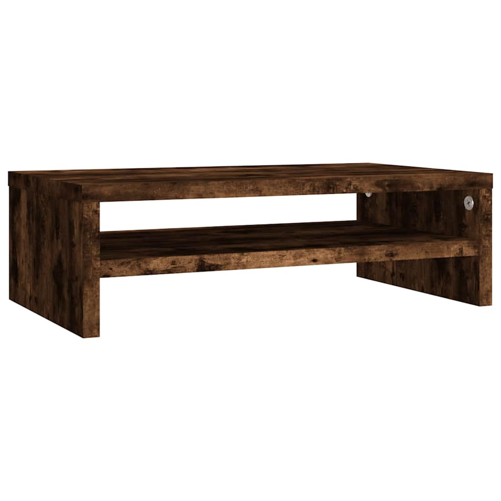 Gecheer Supporto per monitor da scrivania, per monitor e PC, altezza dello schermo, 42 x 24 x 13 cm, in legno