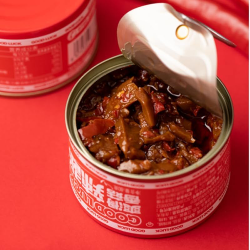 Instant mushroom sauce, spicy chili sauce, delicious soybean sauce, picked bamboo shoots, kimchi, hot pot dipping sauce, delicious mushrooms, vegetable sauce, healthy food (Original Flavor,1 can)