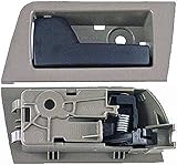 APDTY 92893 Interior Door Handle - Rear LH - Gray (Stone)