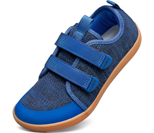 TUOTOM Kids Barefoot Shoes Wide Minimalist Sneakers Breathable Wide Toe Box Walking Shoes Zero Drop Lightweight Fashion Sneakers Boys/Girls/Little/Big