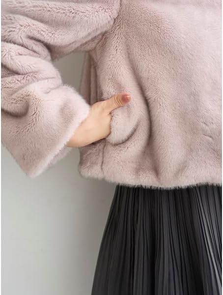 Amazon.co.jp: [スナイデル] ステンカラーショートファーコート