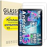XunyLyee 10.1 Inch Android 16 15 14 Tablet Screen Protector for DOOGEE Tab A9/ DOOGEE Tab A9 Pro 10 Inch Tablet 2025, 9H Hardness Tempered Glass Film, 2 Pack