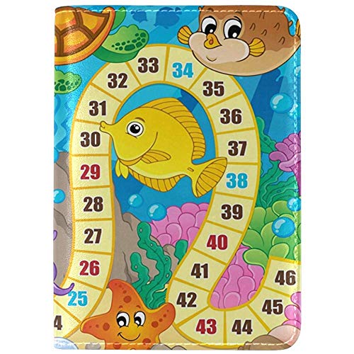 Preisvergleich Produktbild Brettspiel Starfish Fish PU Leder Reisepass Travel