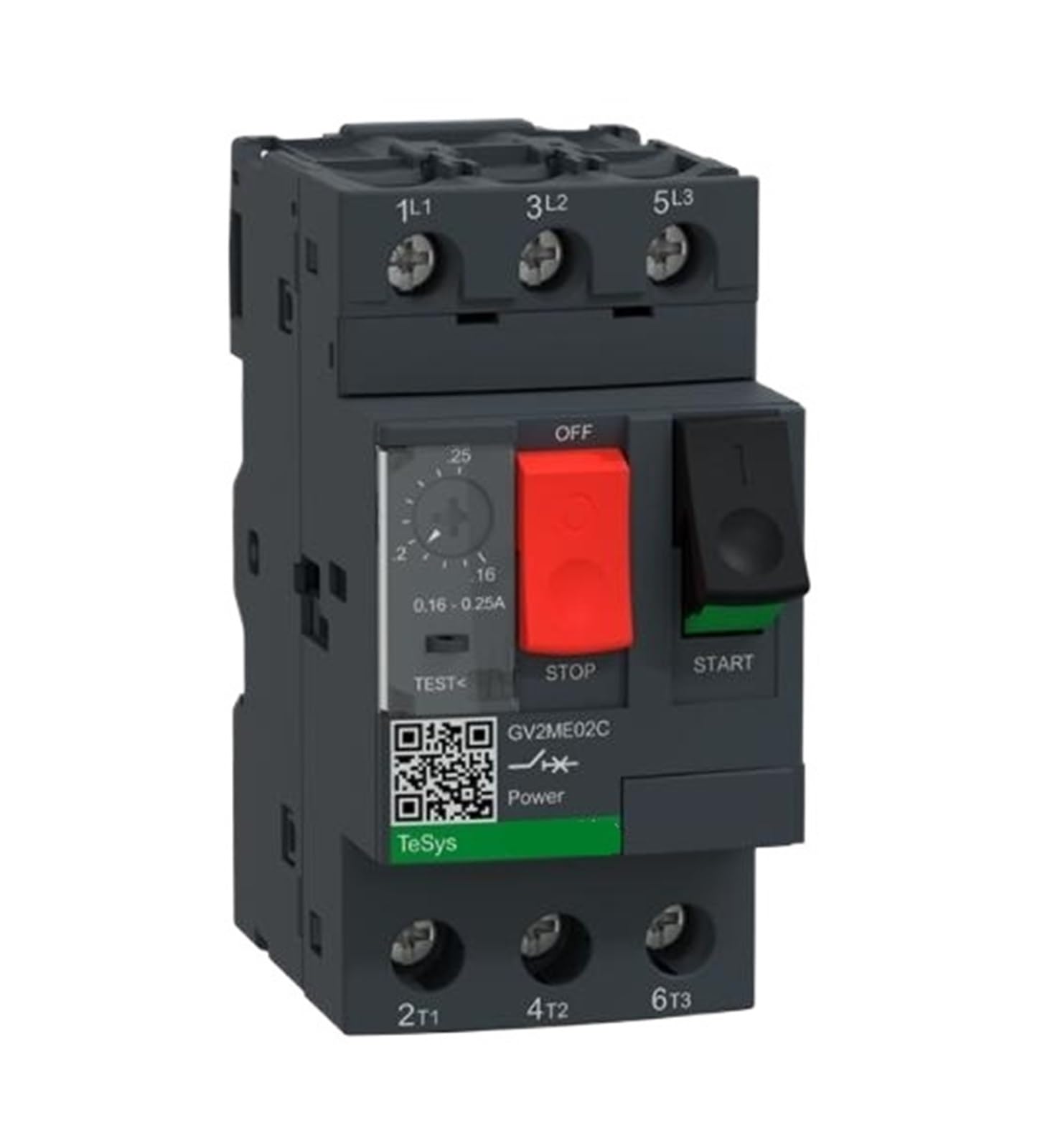CJKXPZMH GV2M02 GV2ME02 GV2ME02C GV2-ME02C Motor circuit breaker, GV2, 3P, 0.16-0.25 A