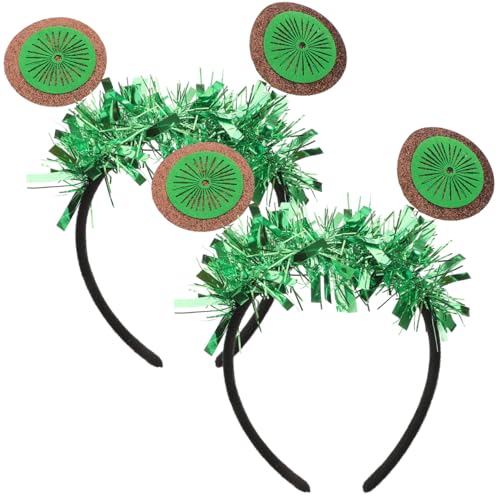 Amosfun Kiwi Diadema de Fieltro para Mujer y Niños, accesorio de fruta creativa, ideal para decoración de cumpleaños y disfraz de carnaval