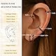 MILACOLATO Kleine Creolen Ohrringe für Damen Herren Chirurgenstahl Knorpel Huggie Ohrringe Snug Lobe Nase Lippen Daith Helix Piercing Schmuck Winzige Hoop Hinged Schläferohrringe schwarz
