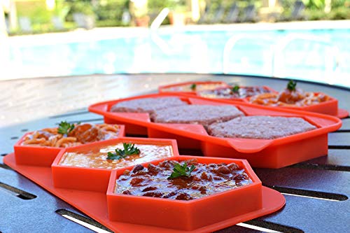 Burger Master 7 -in-1 Innovative Burger Press, Hamburger Press Patty Maker Sandwich Maker Hamburger Maker Mould Machine, Freezer Container for Breakfast Sandwich Cutlets Grill Kitchen Tools (3in1)