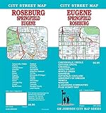 Eugene / Springfield / Roseburg, Oregon Street Map