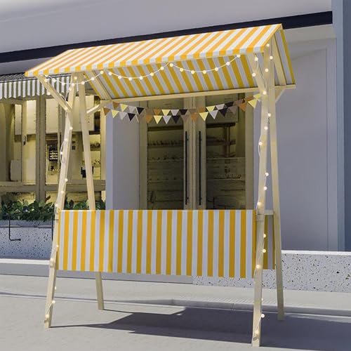 Chariot de marché pliable pour salons d'artisanat et événements extérieurs violet
