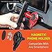 Ztylus Stinger Car Emergency Escape Tool, Life-Saving Vehicle Rescue, Magnetic Vent Mount Phone Holder, Spring Loaded Window Breaker Punch, Seat belt Cutter, Designed in USA (Red, Firefighter Edition)