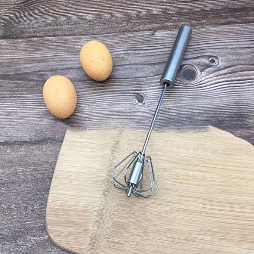 Misturador semi-automático de aço inoxidável Cozinha batedor ovo leite espumador creme para bolo bat