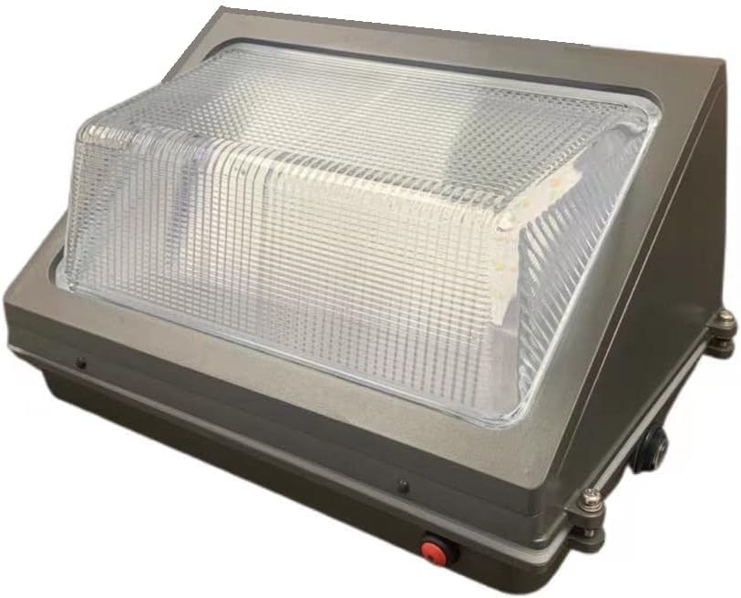 E2 LIGHTING LED Wall Pack 80W, 3 CCT Tunable 3000K/4000K/5000K, Wall Pack LED Exterior Light with Emergency Battery Backup & Photocell, Outdoor Emergency Lights