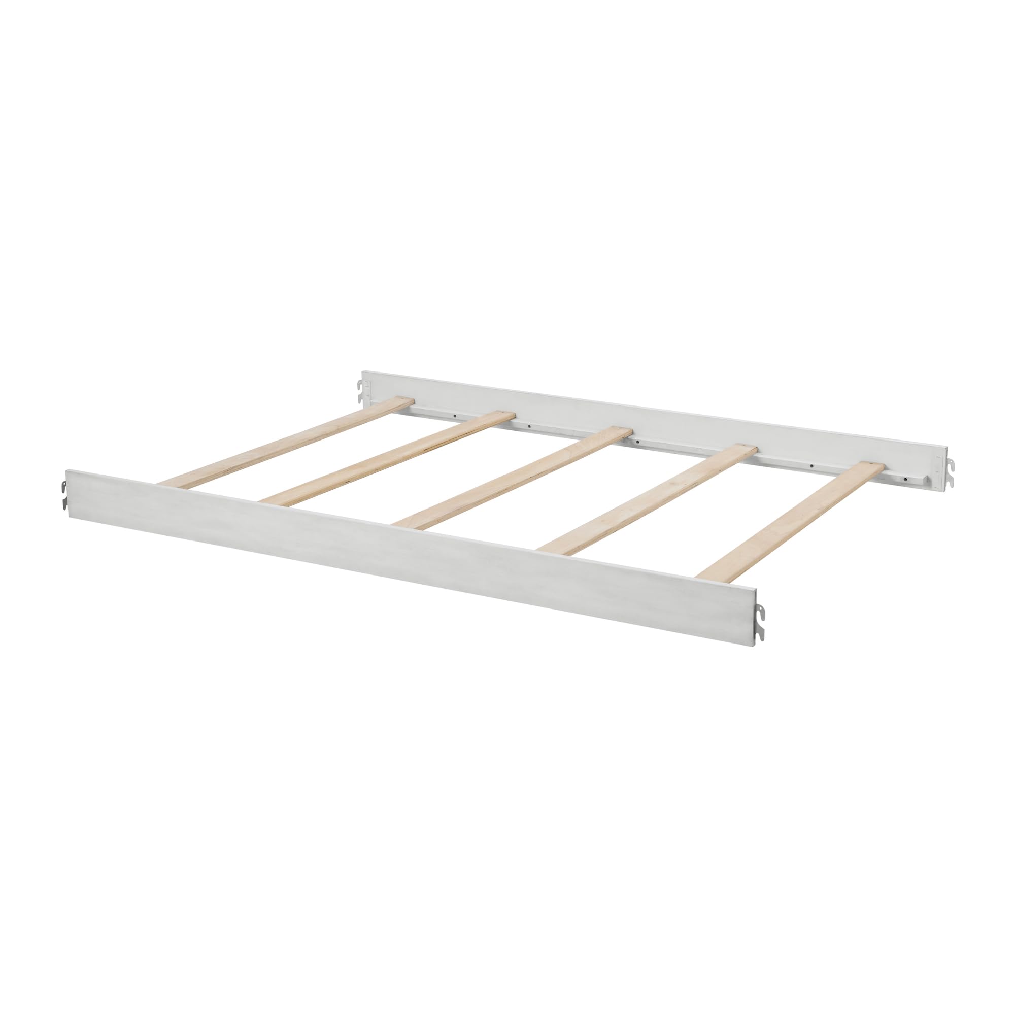 Oxford Baby London Lane Crib to Full-Size Bed Conversion Kit, Vintage White, GreenGuard Gold Certified