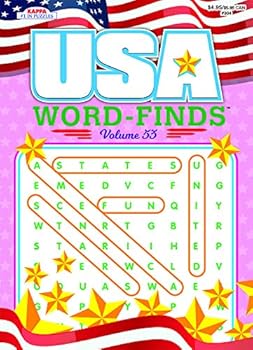 Perfect Paperback USA Word-Finds Puzzle Book-Word Search Volume 53 Book