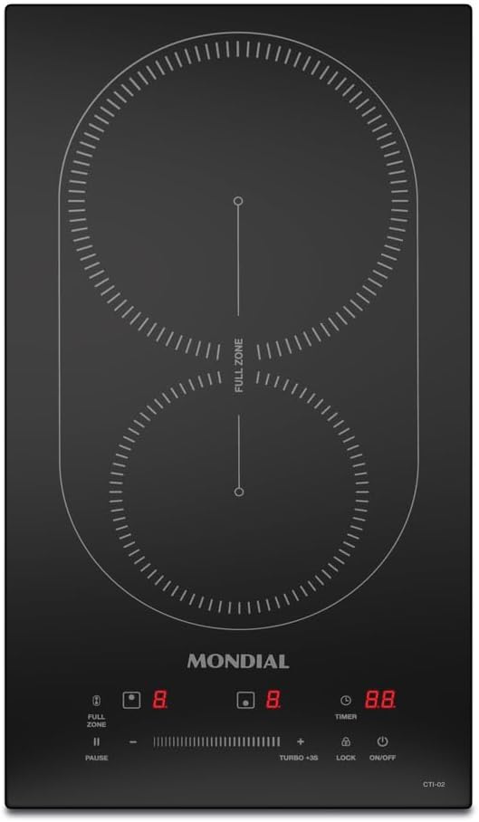 Cooktop por Indução 2 bocas, Mondial, Preto, 3500W, 220V - C... - imagem principal do produto