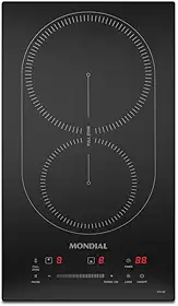 MONDIAL Cooktop por Indução 2 bocas, Preto, 3500W, 220V - CTI-02