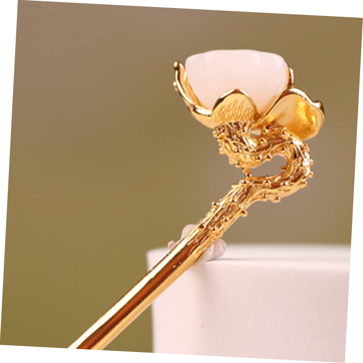 POPETPOP 5stücke Vintage Chinesischer Haarschmuck Mit Blumen-design Retro Haarstab Für Hochsteckfrisuren Dekorative Haarnadel Für Besondere Anlässe Handgefertigt