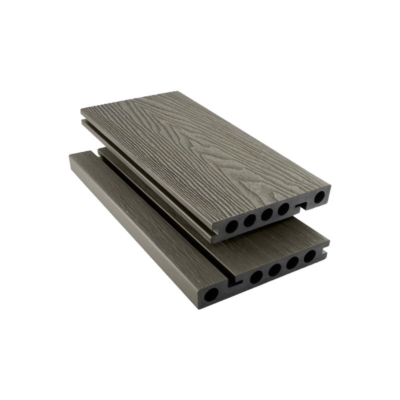 Tuda Grass Direct Bullnose Composite Decking Board 3.6m – Premium Co-Extrusion Woodgrain Effect - Oak