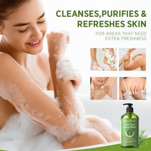 Image of Roycederm Tea Tree Body Wash 3 Pack
