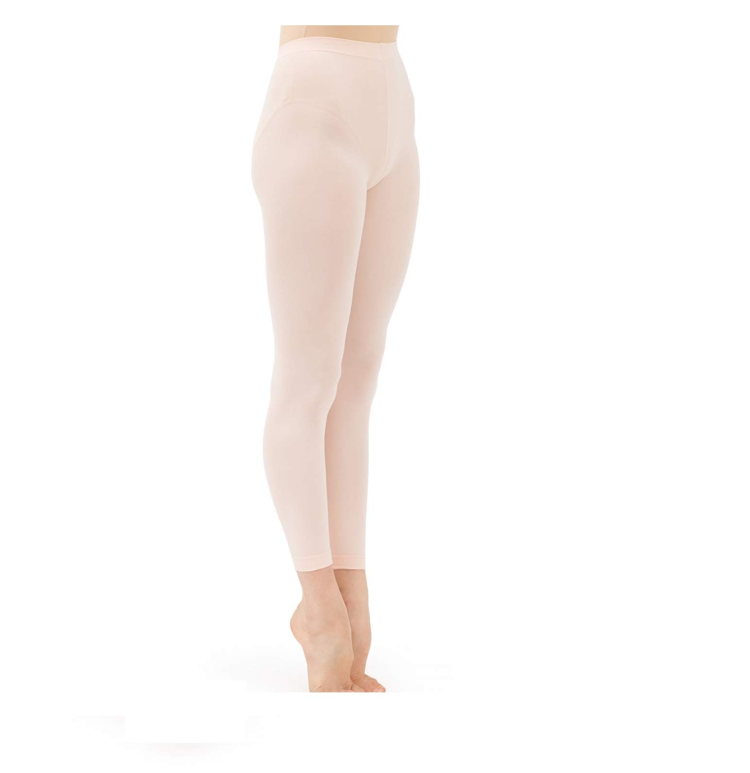 Mytoptrendz Women's Pink Mytoptrendz® Ultra Soft Stretchy Footless Dance Ballet Tights Opaque Hold Stretch Leggings For Plus Adult (, X- Large)