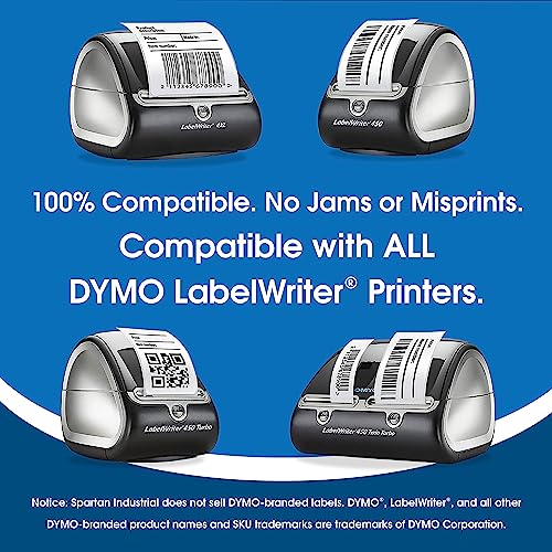 Spartan Industrial - Compatible Labels Replacement For Dymo 30334-2-1/4" X 1-1/4” Fba Barcode Upc Labels (10 Pack) #TOP3