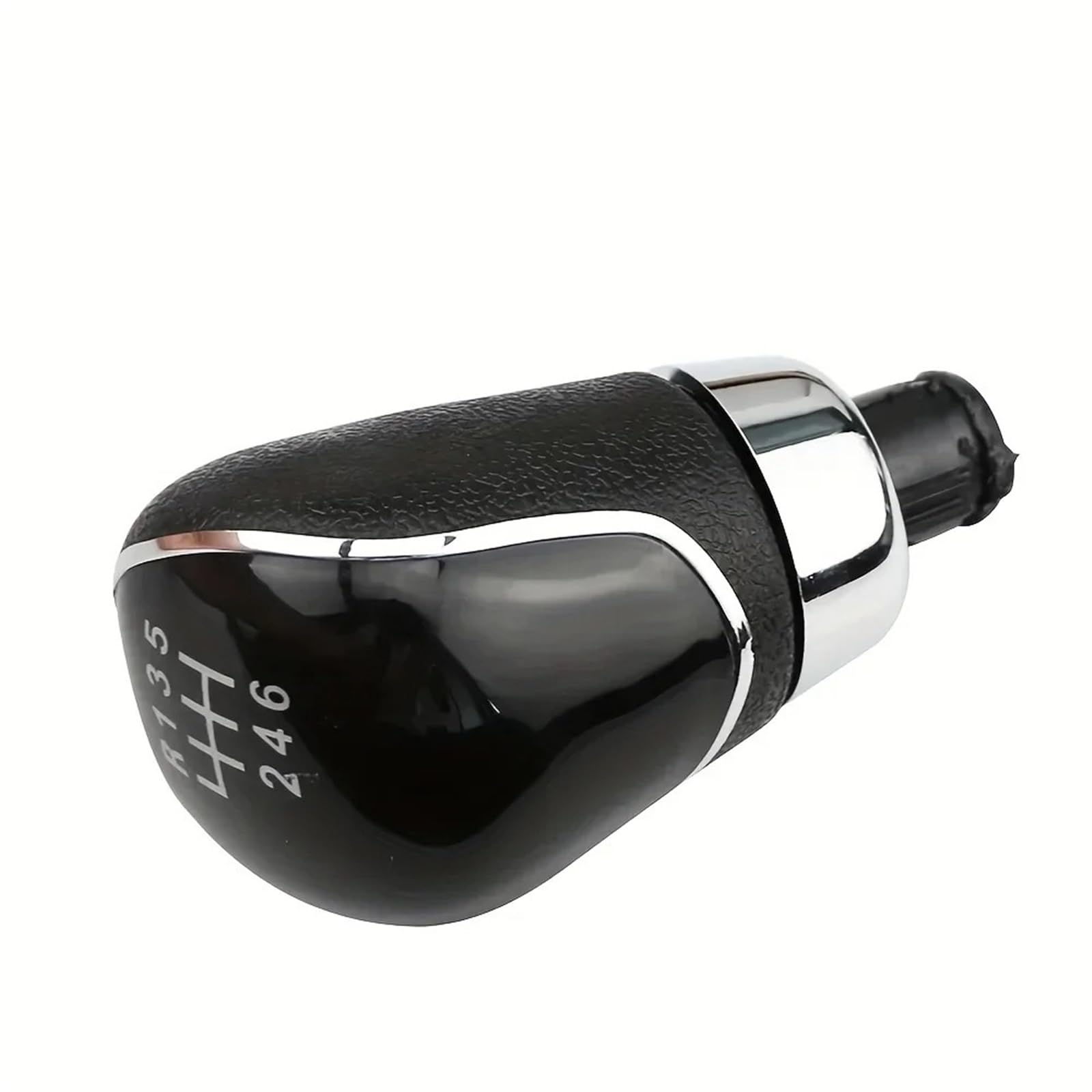 BWSDMZJQRT Car Gear Shifter Knob for Focus MK2/FL 2008 2009 2010 2011 Manual Transmission Lever 5/6 Speed Car Gear Shift Knob Handball(5 Speed Black)