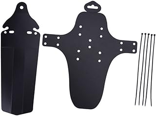 INOOMP Bicicleta Dobrável Guarda-Lamas De Bicicleta Guarda-Lamas De Plástico Guarda-Lamas Traseiro Guarda-Lamas Dianteiro Acessórios Pretos Contas Espalhadas De Plástico Bicicletas