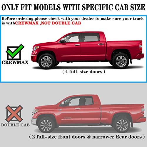 Image of COMNOVA Side Steps Running Boards for 2022-2026 Toyota Tundra CrewMax Cab