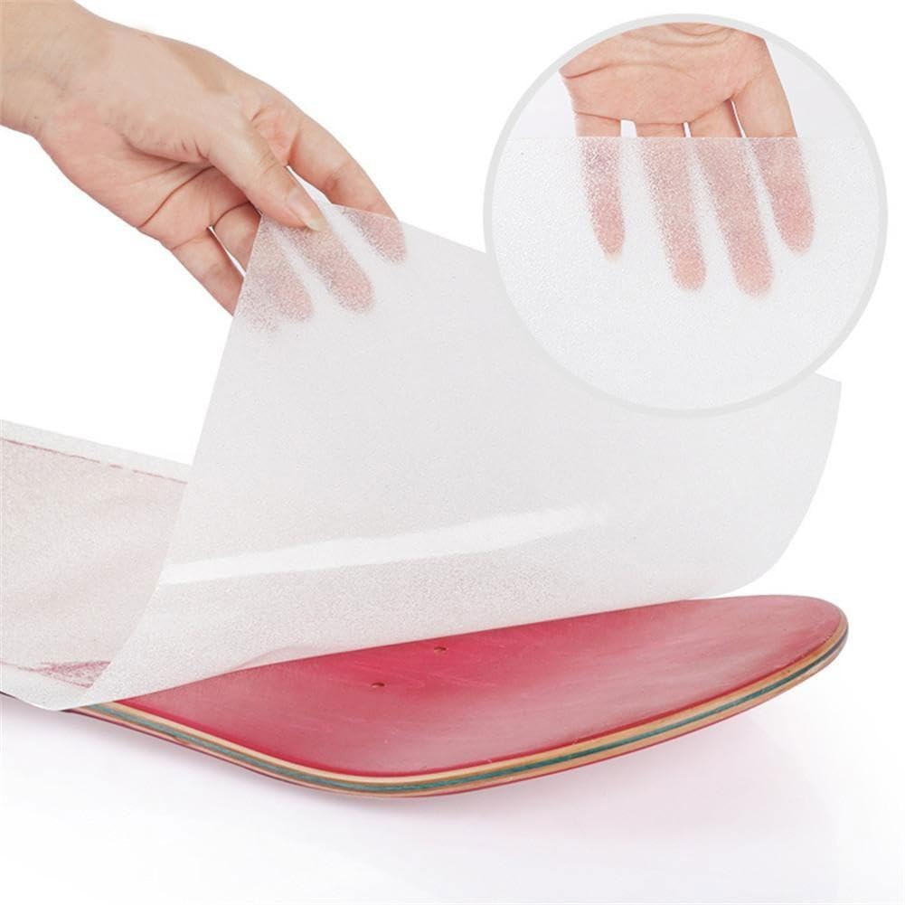 Griptape 23 cm x 84 cm przezroczysta taśma do deskorolki papier ścierny na rolkach schodach deskorolce akcesoria wodoszczelna, antypoślizgowa