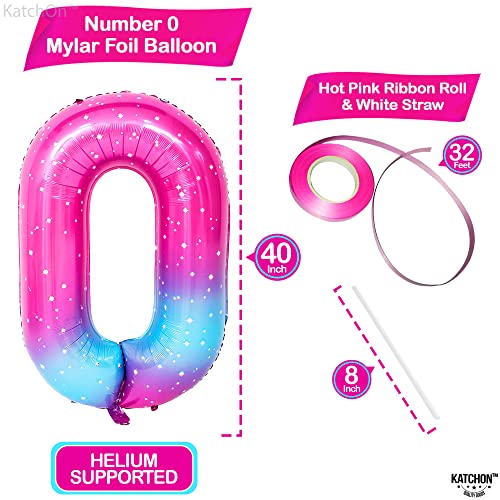 Image of KatchOn 0 Rainbow Balloons Number