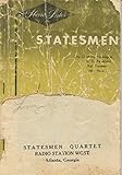 The Statesmen Quartet, Favorite No. 1's From Atlanta, Georgia,