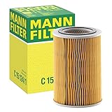 MANN-FILTER Luftfilter C 15 124/1 / Maße (mm): H = 222 ; A = 150 ; B = 88 ; C 88 / Premium-Filter in Erstausrüstungsqualität