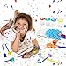 LiebeWH 30Pcs Kids Early Sponge Paint Brushes, Foam Paint Brush Set for DIY Learning Toys (30pcs)