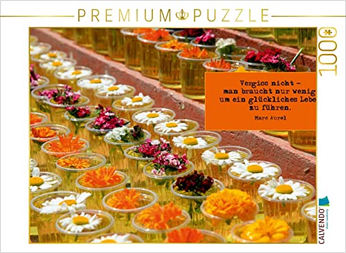Puzzle 1000 pièces fleurs Népal photo paysage Katmandou CALVENDO 64 x 48 cm