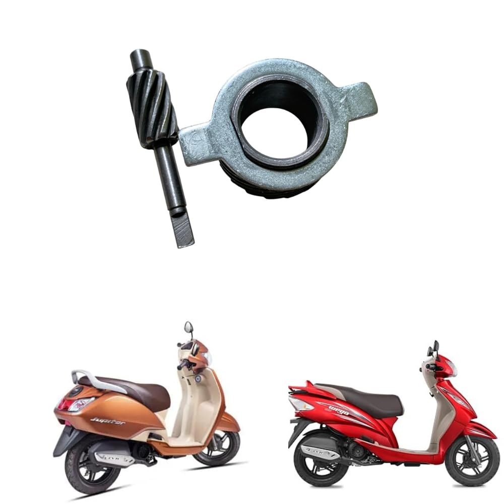 road religion® speedometer worm gear set compatible with jupiter & wego | front wheel speedo drive gear assembly | accurate speed sensor replacement
