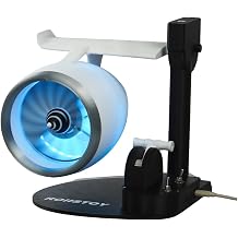 Turbofan Engine Fan, Engine-Shaped Desktop Turbo Jet Fan Aircraft Engine Fan for Shelves Table, Physics Science Experiment Toy Gift for Adults, Rechargeable Version