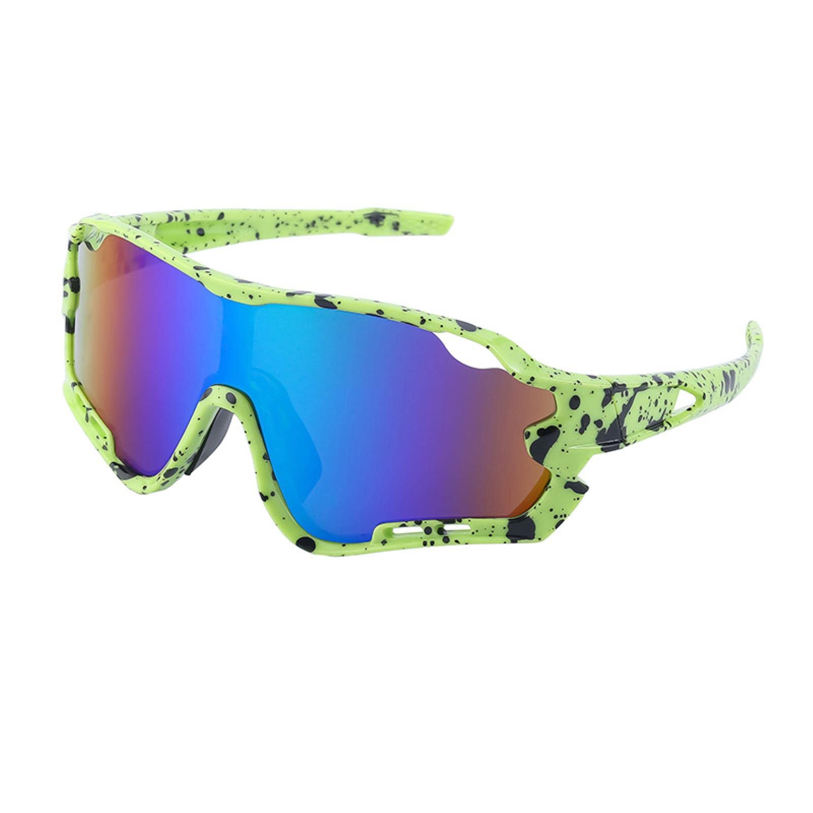 Occhiali da Sole polarizzati Occhiali da Sole monoblocco da Uomo Ciclismo Sport all'Aria Aperta Colorati Occhiali da Ciclismo da Donna Occhiali da Sole