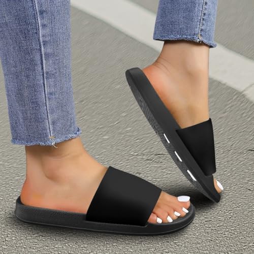 Custom Slides for Men Women Personalized Photo Text Logo Beach Shower Slippers Gift for Christmas Birthday4