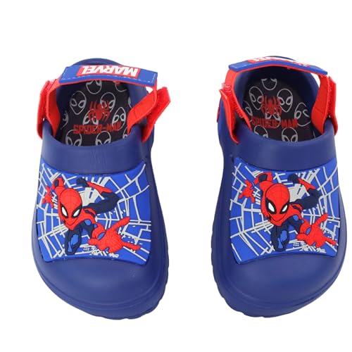 Image of Marvel Spiderman Clogs for Kids, Waterproof Slip On Toddler Clogs