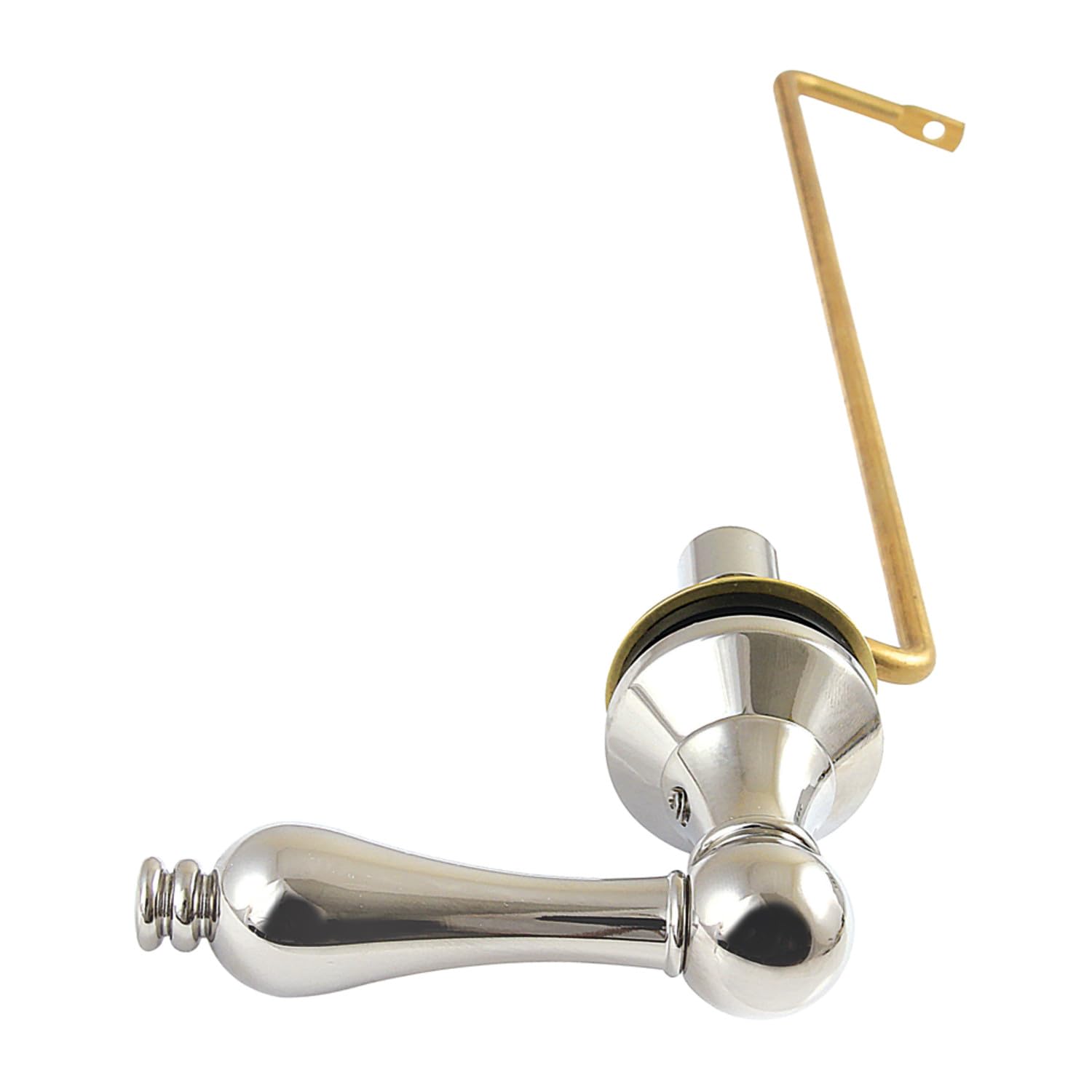 Levier de réservoir de toilette Kingston Brass KTALS6 victorien à montage latéral nickel poli