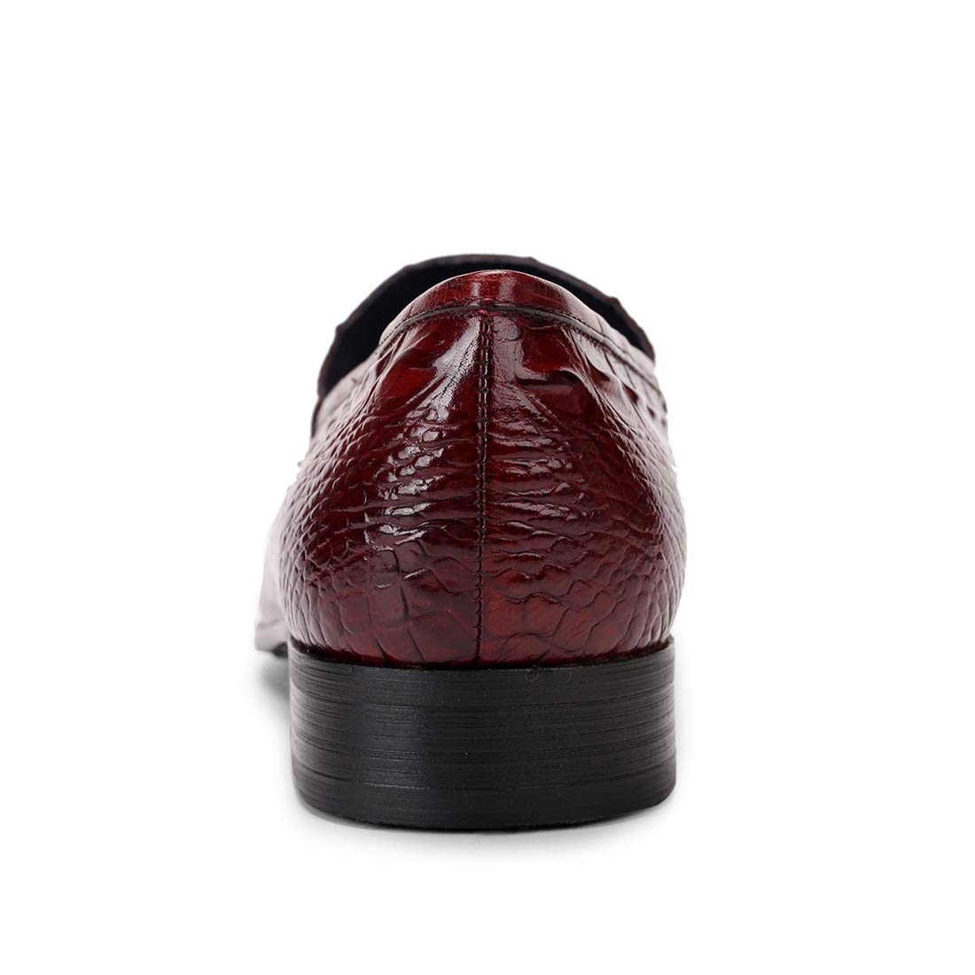 Mocasines Formales en Cuero para Hombre Loafers Casuales Negocios Zapatos de Vestir con Borlas